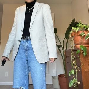 Theory men regular fit beige blazer